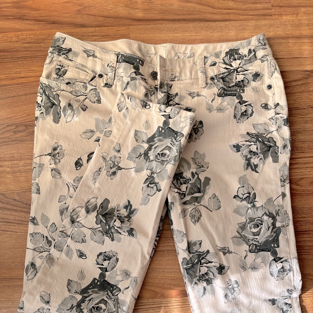 Limited floral denim. Size 8